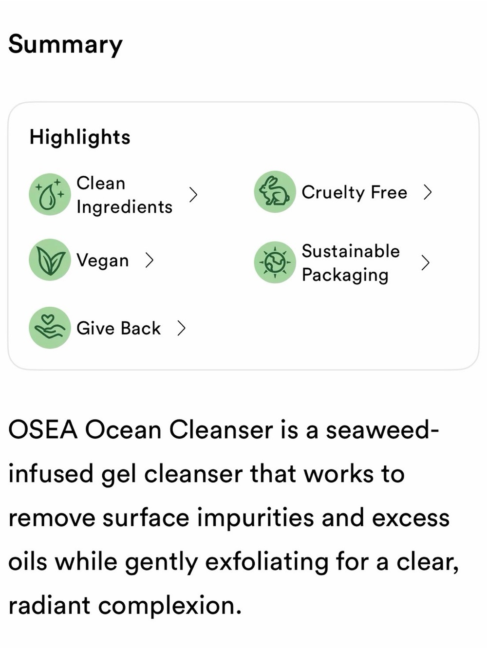 OSEA Ocean Cleanser Purifying Face Wash - 5 oz - Picture 4 of 8